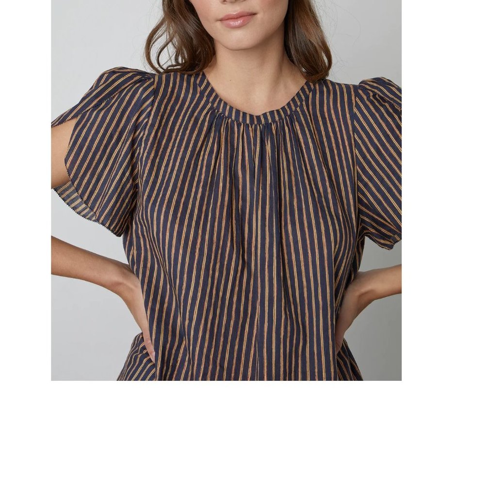 NWT Velvet by Graham & Spencer Vienna Striped Top
